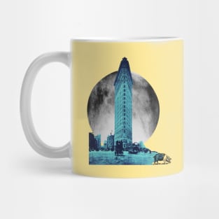 Nightfall aesthetic in the Flatiron building Mug